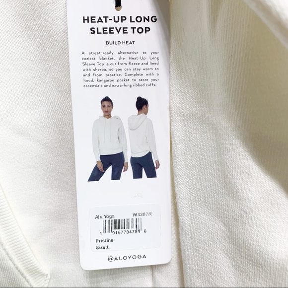 NWT Alo Yoga Heat-Up Long Sleeve Sherpa Pullover - Picture 7 of 8